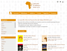 Tablet Screenshot of librairienumeriqueafricaine.com